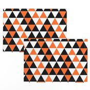 Triangle Black Orange White