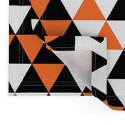 Triangle Black Orange White