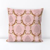 Big Cat Damask (in Rose Quartz) MED