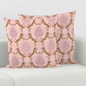 Big Cat Damask (in Rose Quartz) MED