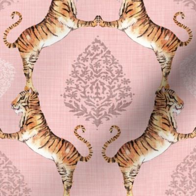 Big Cat Damask (in Rose Quartz) MED