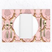 Big Cat Damask (in Rose Quartz) MED