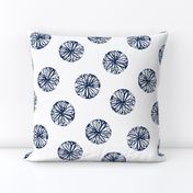 Sunburst - white and indigo