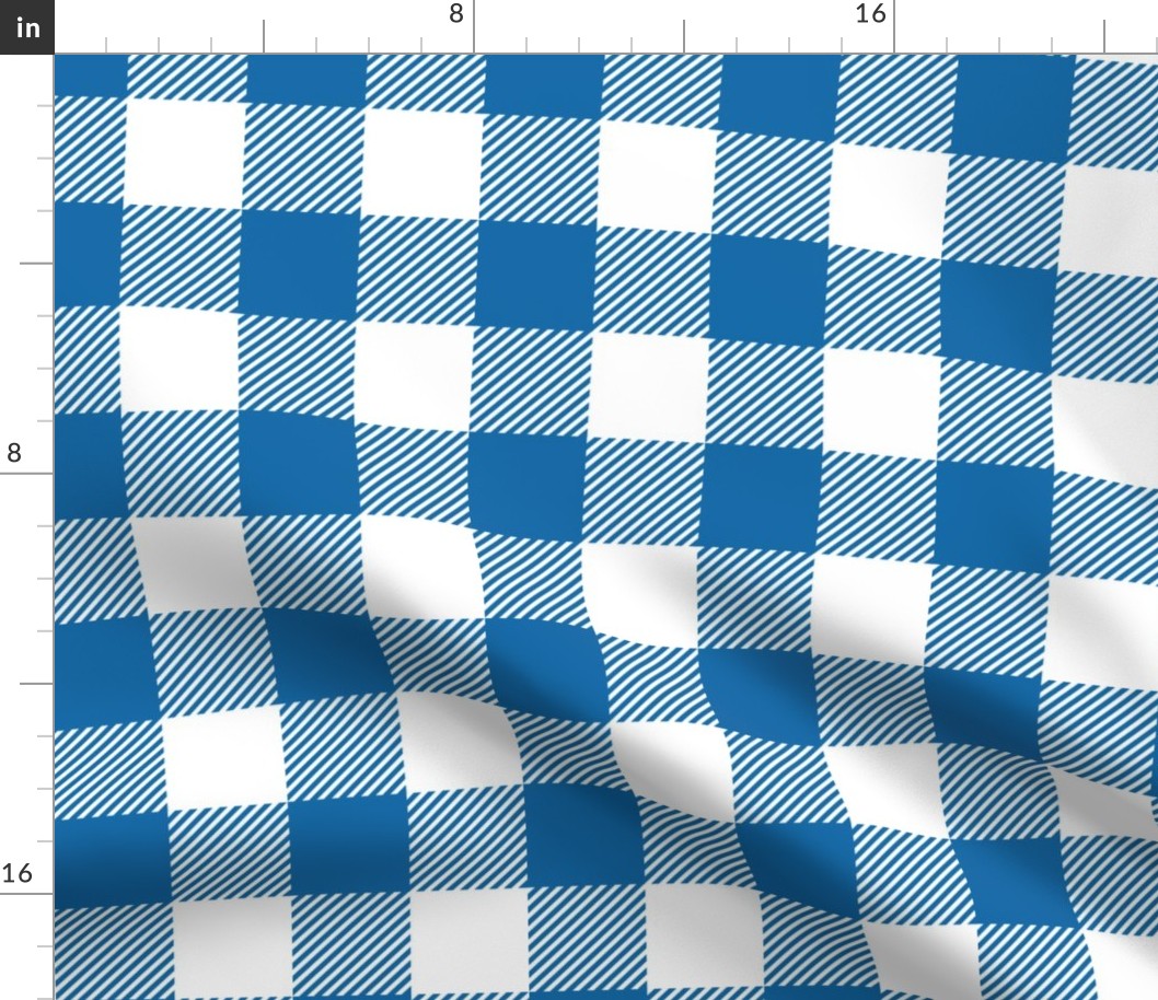 Gingham Blue Two