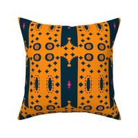 Architectural Elements in Udaipur - indigo, marigold & pink