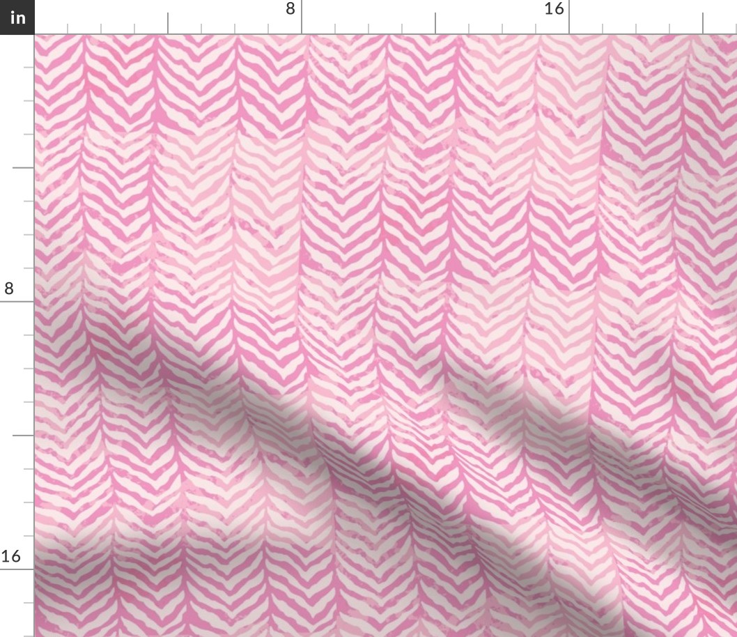 herringbone tweed pink water colour