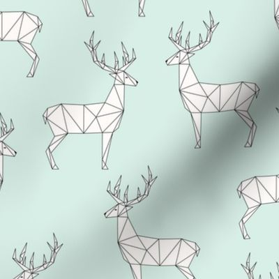 Deer - Mint White