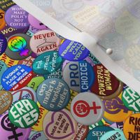 Feminist  Buttons - small