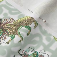 Dragon in Jade Shades