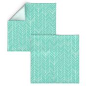 Featherland Mint/White LARGE