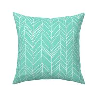 Featherland Mint/White LARGE