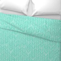 Featherland Mint/White LARGE