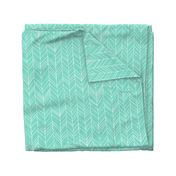 Featherland Mint/White LARGE