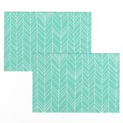 Featherland Mint/White LARGE