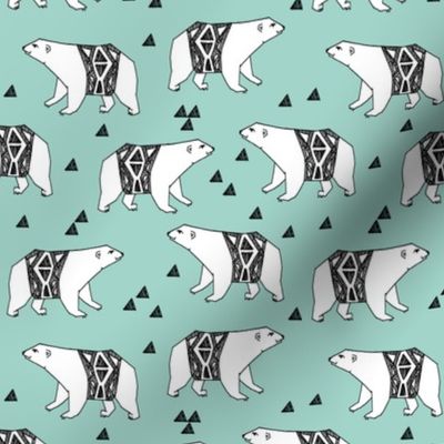 polar bear // arctic polar bear bear design andrea lauren nursery print andrea lauren design