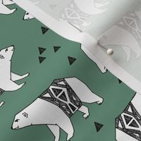 polar bear // arctic bear winter animal bears fabric nursery