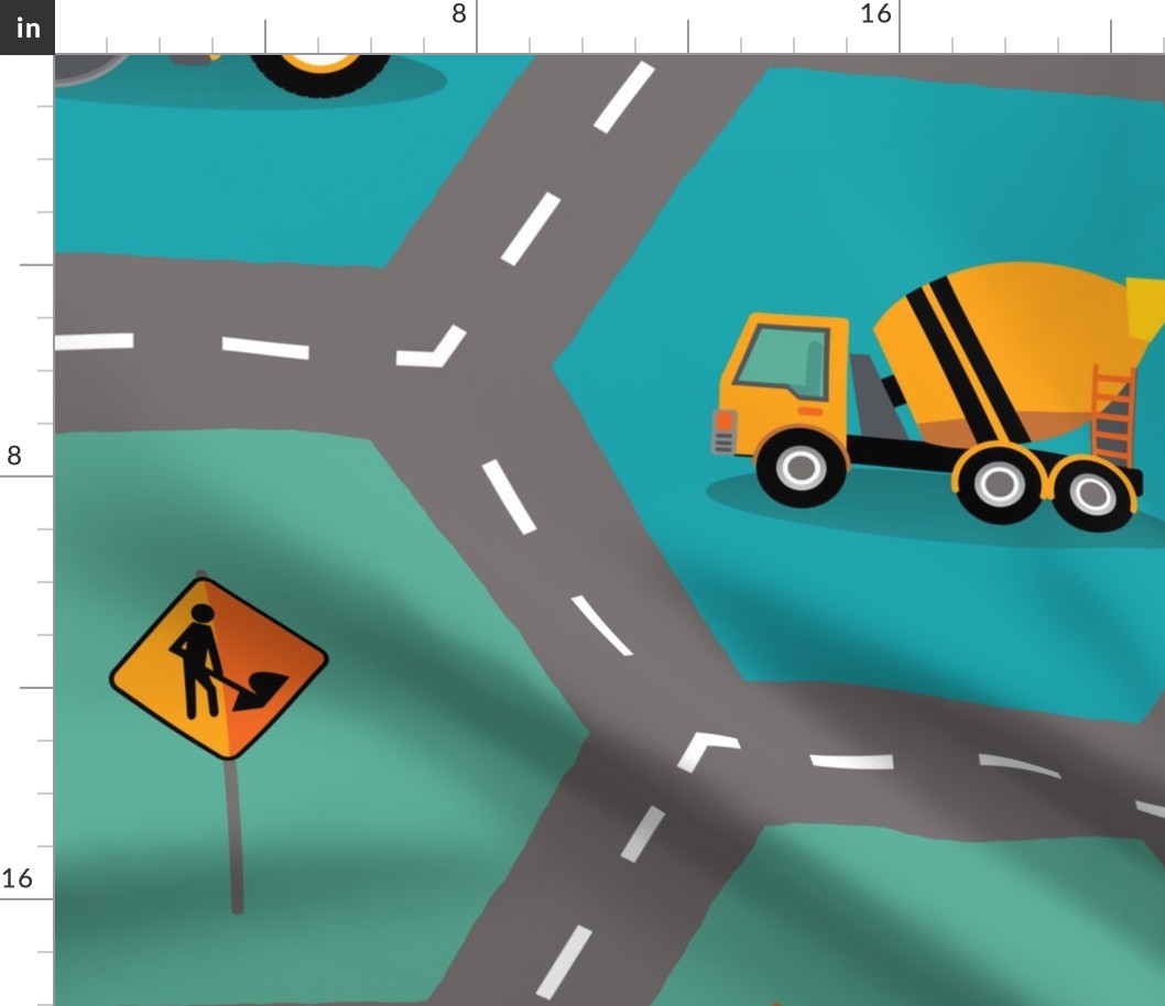 Construction: Roading Machinery Hexagonal - X Large