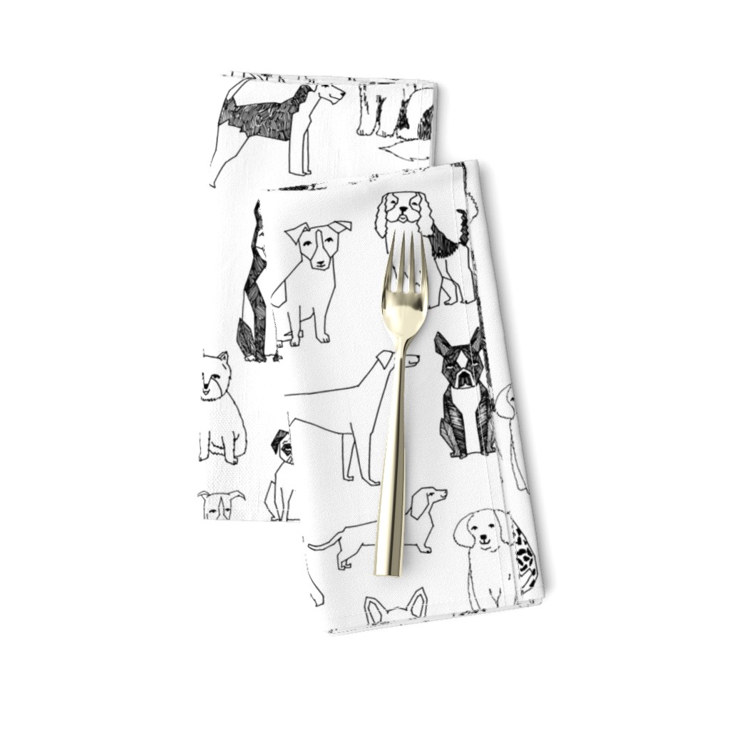 dogs // black and white hand drawn dog illustration cute dogs pet dogs 