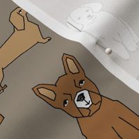 dogs // print dog illustration cute dog dog breed pet dog fabric