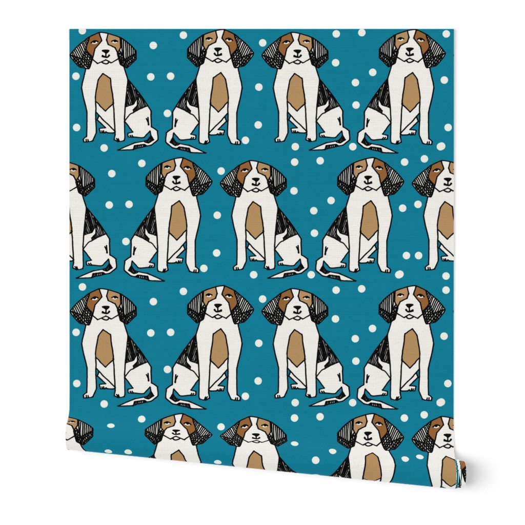 beagle // cute dog illustration dog breed dog pet dog illustration pattern