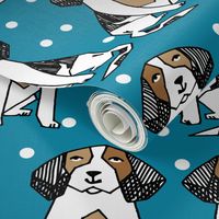 beagle // cute dog illustration dog breed dog pet dog illustration pattern