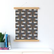 dachshund // doxie sausage dog cute dots cute dog pet dog breed fabric