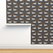 dachshund // doxie sausage dog cute dots cute dog pet dog breed fabric