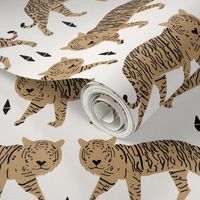 Tigers - Off-white/Lion Brown by Andrea Lauren