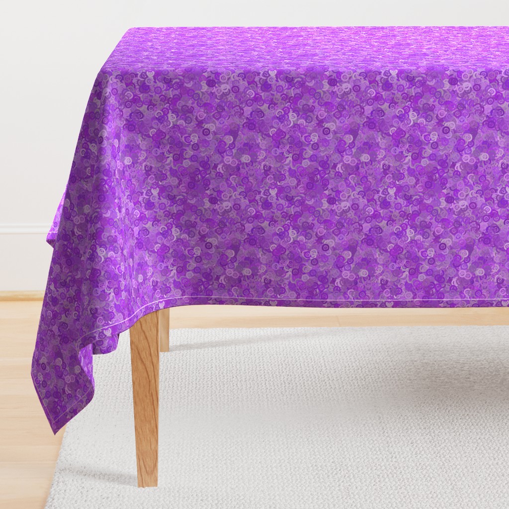 Flowerbutton - Violet