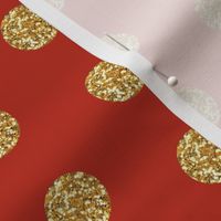 Christmas Red Glitter Dots Beaucoup!