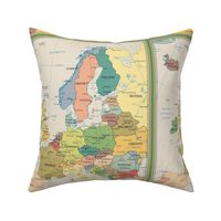 Europe map, small (FQ)
