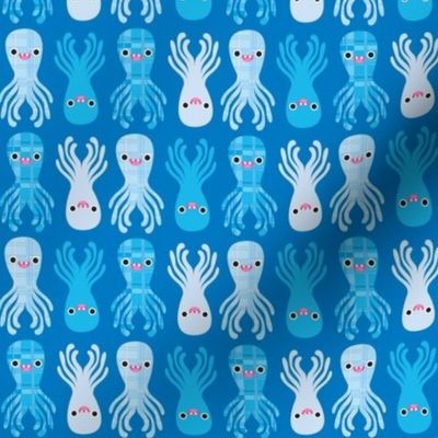 Blue Octopus Print