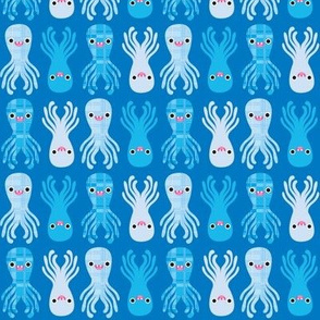 Blue Octopus Print