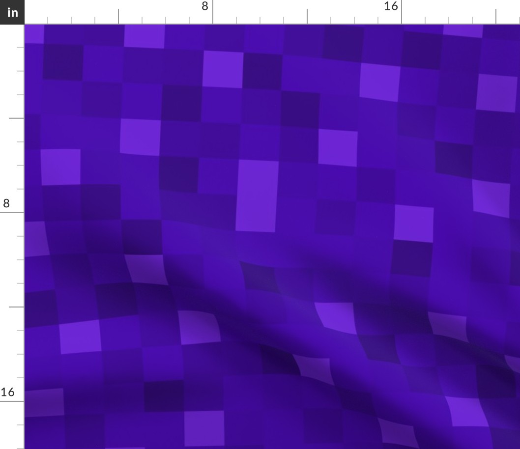 Blue and Purple Pixel Blocks