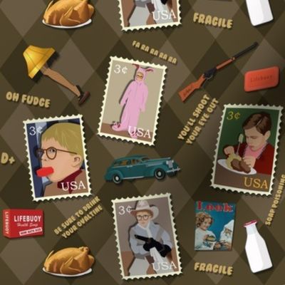 A Christmas Story Fabric