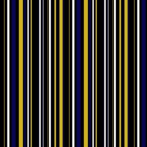 Blue, Black, and Yellow-Green Stripes