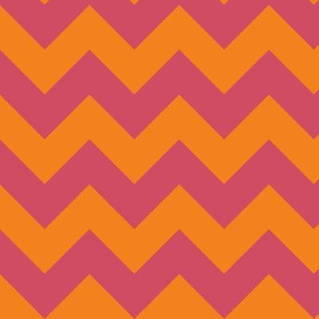 bikini orange chevron