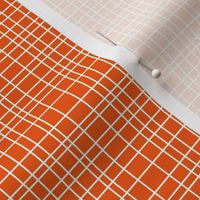 hot orange grid