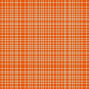 hot orange grid