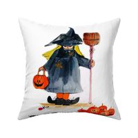 Little Halloween Witch with text