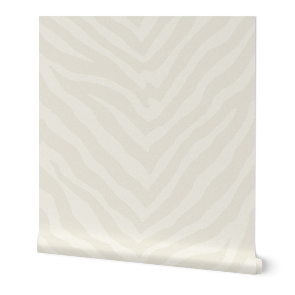 Large Scale Zebra in Cream