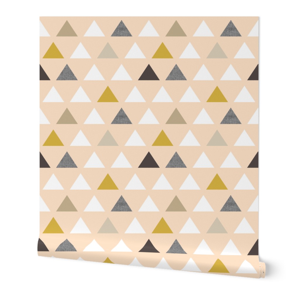 Mod Blush Gold Triangles