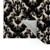 Unicorn Damask, Cream