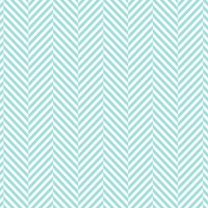 herringbone SM light teal