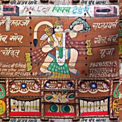 Hanuman Truck Back