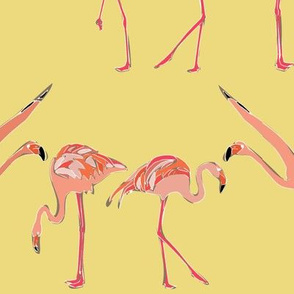 flax flamingos