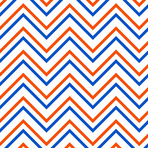 UF Chevron Blue, Orange White