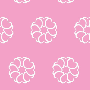 Hearts Pattern Pink