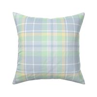 Donmaree Tartan ~  Versailles Fog, Trianon Cream, Viennese Mint and White ~ Wool 