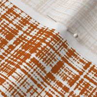 Spiced Pumpkin and White ~ Linen Luxe ~ Small